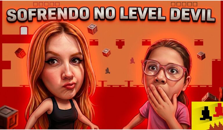 Minha filha de 9 anos jogou melhor do que eu em Level Devil